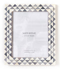 Triangle Mosaic Bone Tile Picture Frame