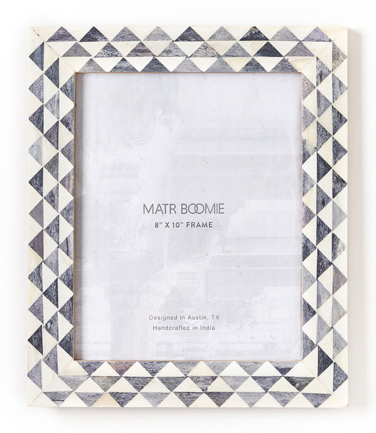Triangle Mosaic Bone Tile Picture Frame