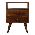Chestnut Mango Wood Nightstand