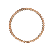 Wood Bead Round Wall Mirror