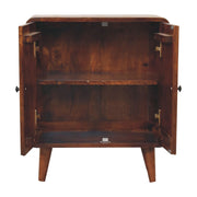 Chestnut Mango Wood Mini Cabinet