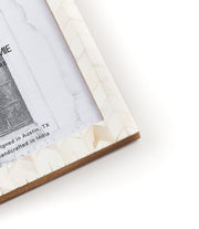 Chevron Bone Tile Double Picture Frame
