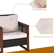 Acacia Wicker Outdoor Lounge Set – outdoor patio (view 7) | Roost & Roam