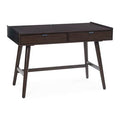 Splayed Leg Merlot Writing Desk
