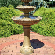 Four-Tier Resin Outdoor Fountain