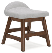 Mid-Century Upholstered Desk Stool
