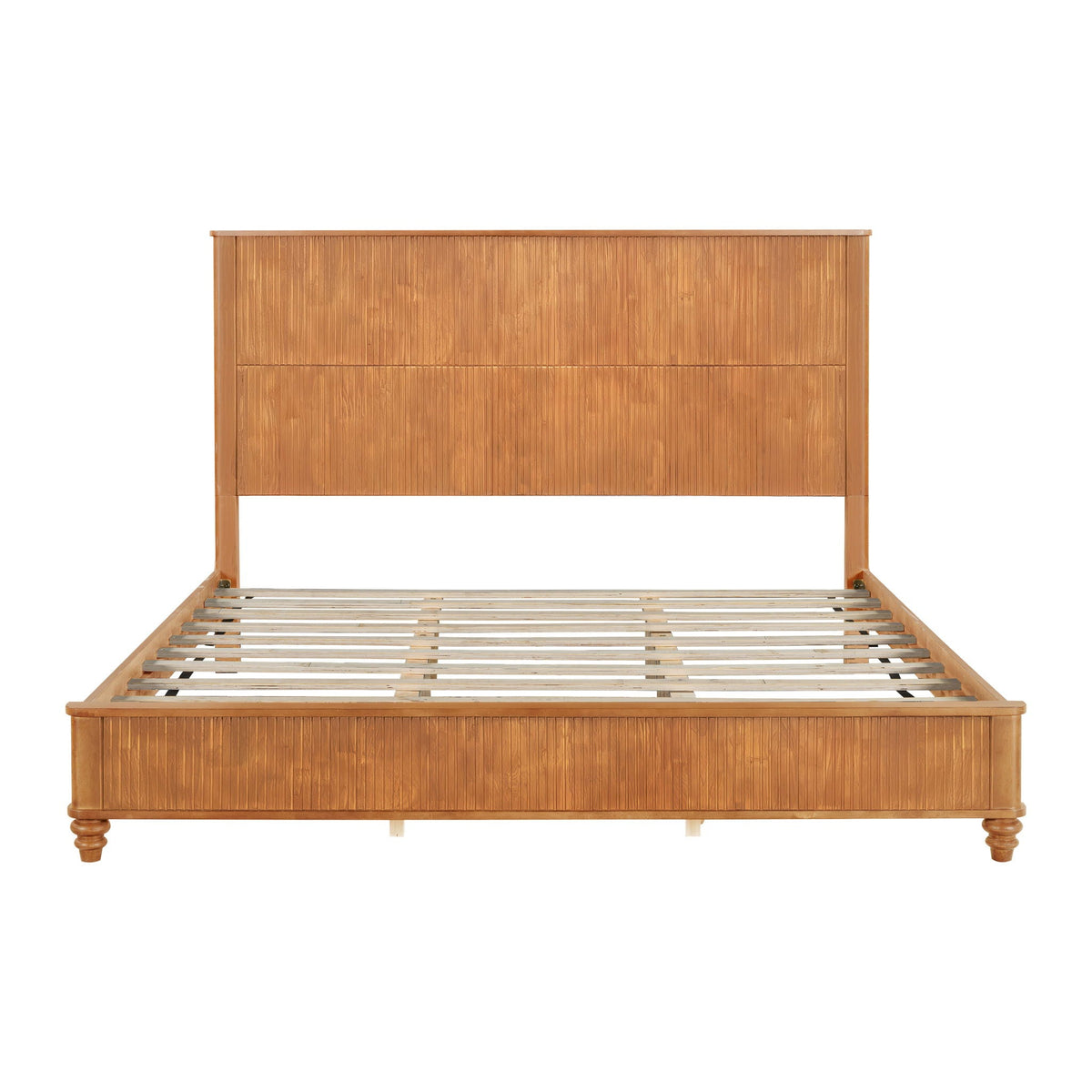 The headboard that does the decorating for you.