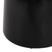 Powder-Coated Iron Pedestal Side Table Set