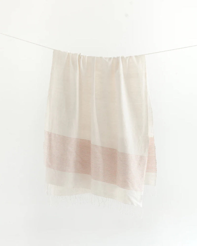 Ribbed Cotton Hammam Bath Towel
