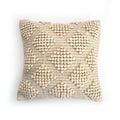 Knotted Loop Woven Throw Pillow Cover
