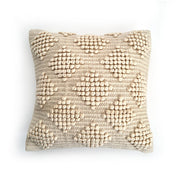 Knotted Loop Woven Throw Pillow Cover