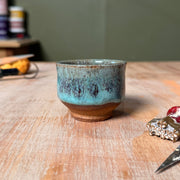 Wheel-Thrown Stoneware Espresso Cup Set
