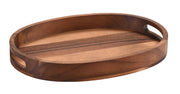 Acacia Wood Oval Serving Tray