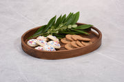 Acacia Wood Oval Serving Tray