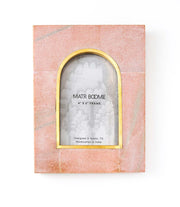 Pink Marble Arch Picture Frame