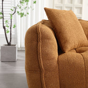 Channel-Tufted Boucle Loveseat Sofa — additional product view 14