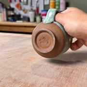 Wheel-Thrown Speckled Stoneware Teacup