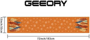 Autumn Forest Print Polyester Table Runner
