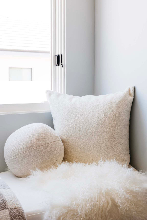 Wooly Boucle Throw Pillow