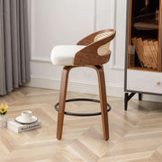Rattan Back Swivel Counter Stool (view 3) | Roost & Roam