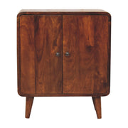 Chestnut Mango Wood Mini Cabinet
