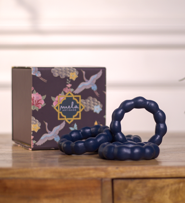 Beaded Terracotta Napkin Ring Set