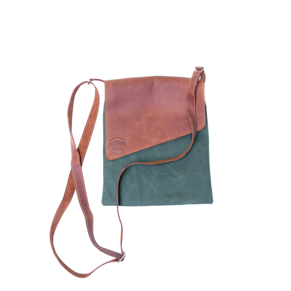 Leather Flap Crossbody Bag
