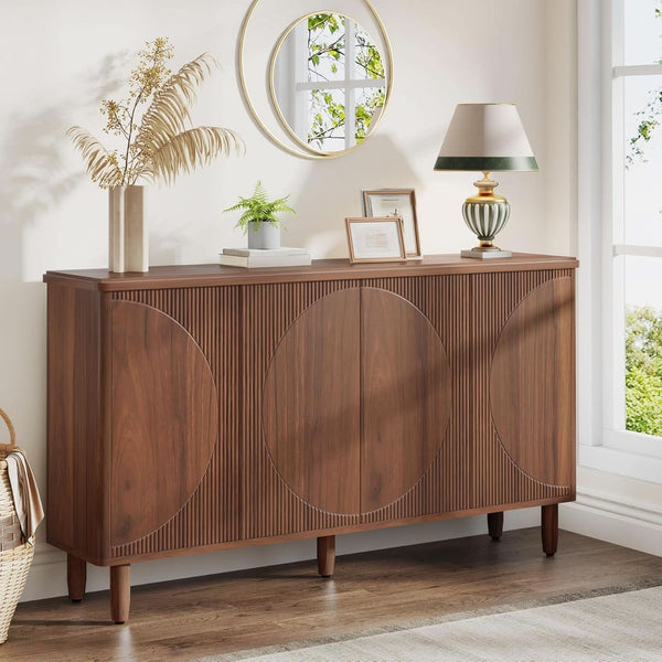Reeded Wood-Grain Buffet Sideboard – buffet (view 3) | Roost & Roam