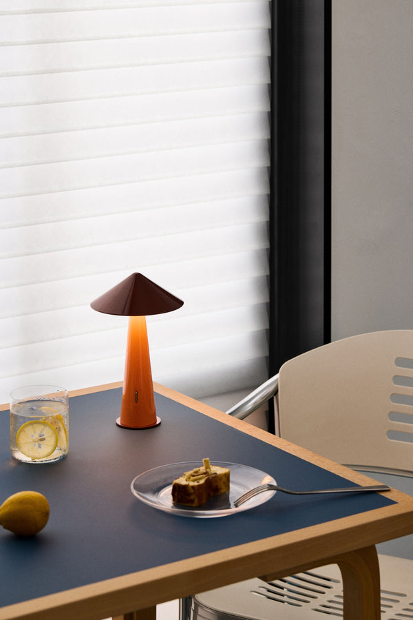 Cordless Cone Portable Table Lamp