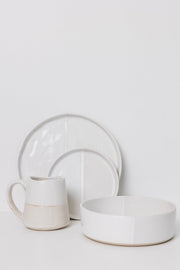 Glazed Ceramic Appetizer Plate Set