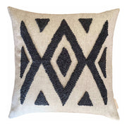 Punch Needle Ndebele Throw Pillow