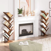 Chevron Nine-Tier Tree Bookshelf