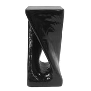 Sculptural Twist Concrete Side Table
