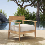 Acacia Wood Outdoor Club Chair