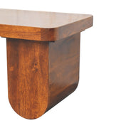 Arch-Leg Mango Wood Coffee Table