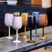 Insulated Stainless Steel Wine Glass Set