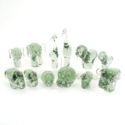 Recycled Glass Elephant Figurine