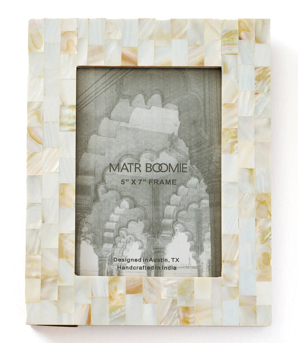 Mother of Pearl Mosaic Picture Frame