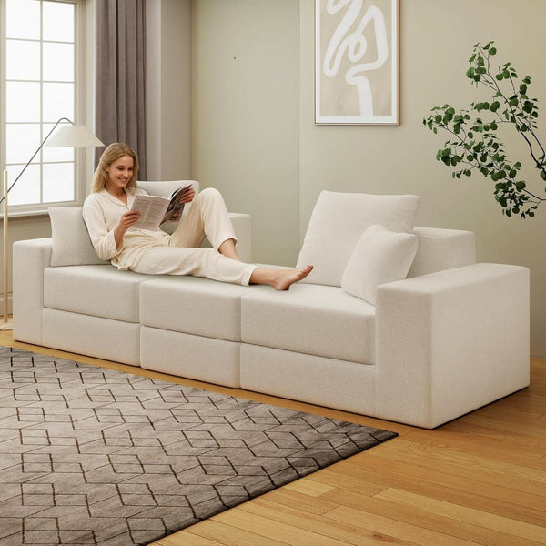 Modular Fabric Sectional Sofa