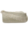 Herringbone Lambswool Fringe Throw