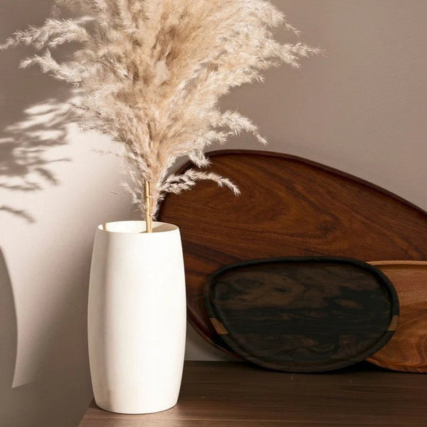 Hand-Finished Timber Vase