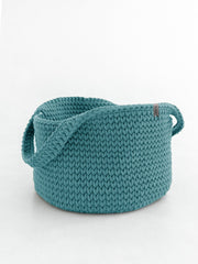 Chunky Crochet Round Storage Basket