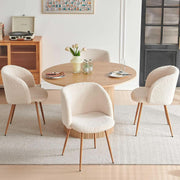 Fluted Pedestal Round Dining Set – dining room set (view 7) | Roost & Roam