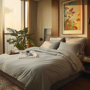 Sateen Cotton Stripe Duvet Cover