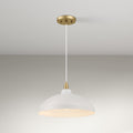 Astral Gold & White Pendant Light