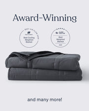 Weighted Cotton Throw Blanket
