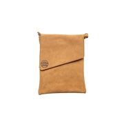 Envelope Flap Leather Crossbody Bag