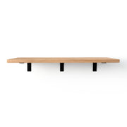 Solid Hardwood Deep Wall Shelf