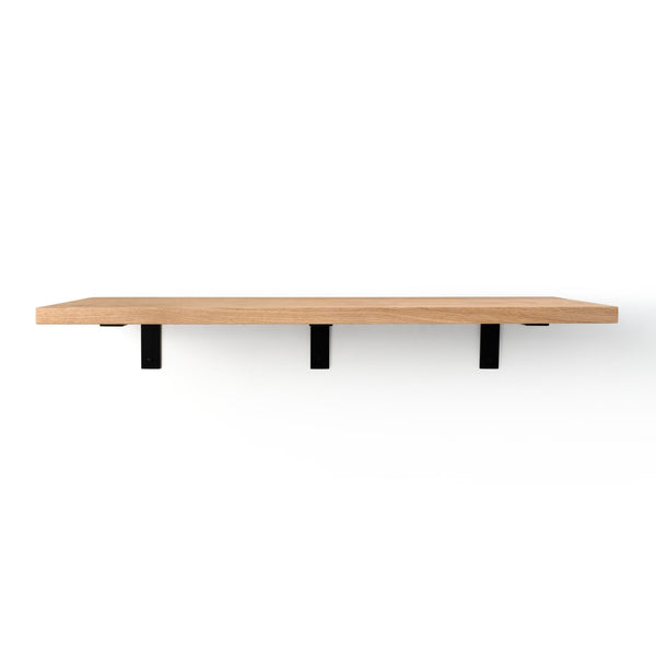 Solid Hardwood Deep Wall Shelf