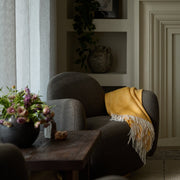 Bamboo Blend Herringbone Tassel Throw